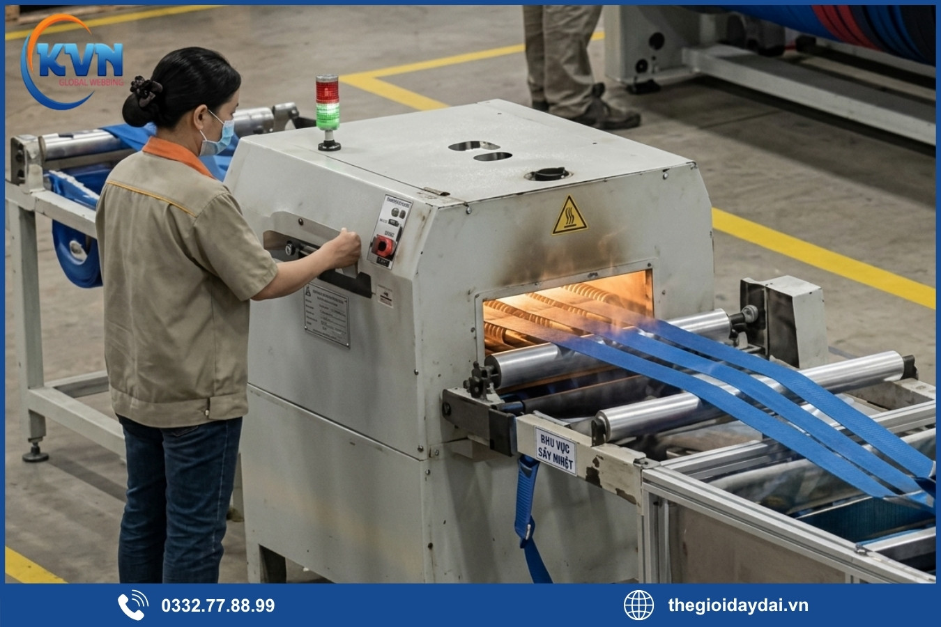  KVN - Đơn vị cung cấp dây đai dệt hoa văn chất lượng cao
