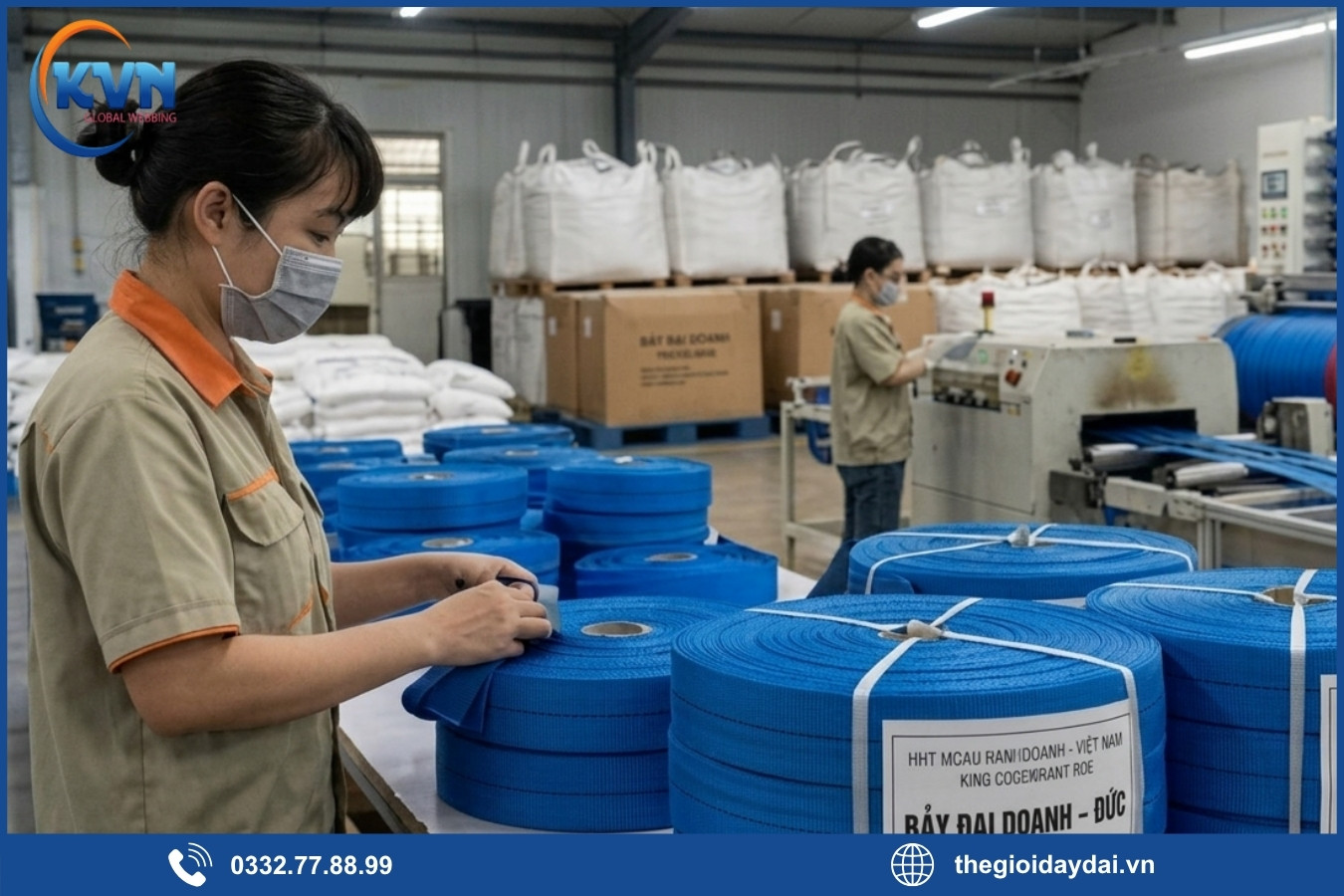 KVN - Đơn vị cung cấp dây viền Cotton chất lượng cao