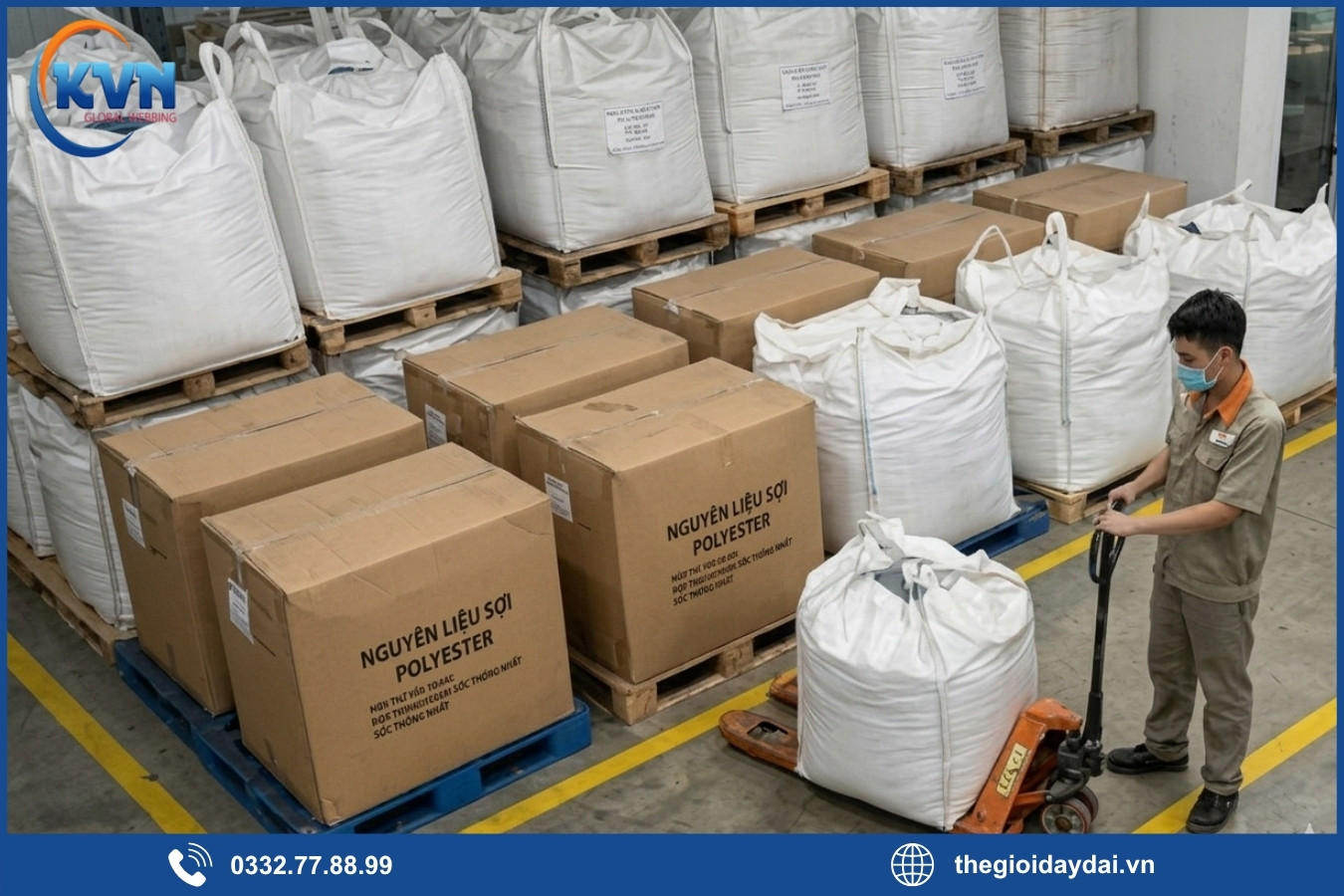 KVN - Đơn vị cung cấp dây viền PP chất lượng cao